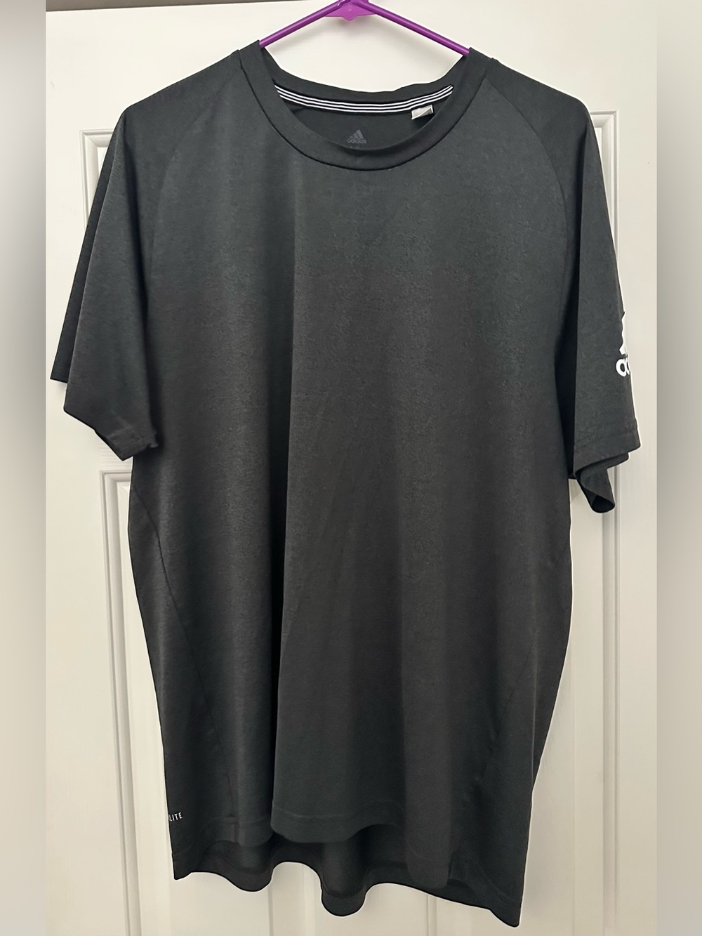 adidas Men’s Black Short-Sleeve Athletic Tee